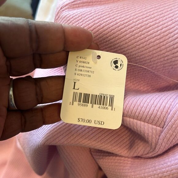 Free People Beach Puffed Sleeve Dress L - Picture 5 of 6